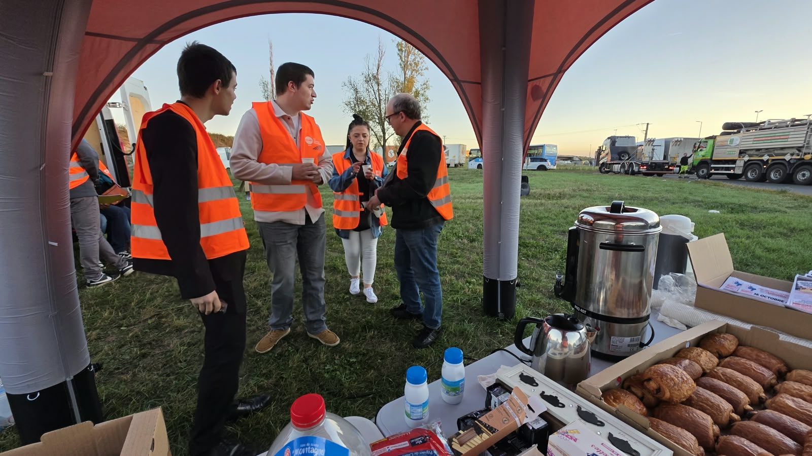Mobilisation CFDT à Gerzat, photographie 1